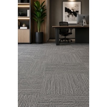 Karo Halı City 610 1 Karo: 50 X 50 Cm 1 Paket: 5 M² Gri