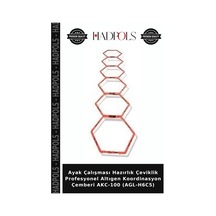 Ayak Çalışması Hazırlık Çeviklik Profesyonel Altıgen Koordinasyon Çemberi Akc-100 Agl-h6c5 Çok Renkli