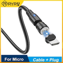 Ryra 540 Manyetik Kablo 3a Hızlı Şarj Mikro Usb C Tipi Kablo Iphone Huawei Xiaomi Samsung Veri Şarj Aleti Kablosu Macbook Uyumlu İçin