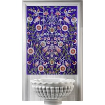 Armada Çini 75X99 İznik Desenli Türk Hamamı Kütahya Çini Pano