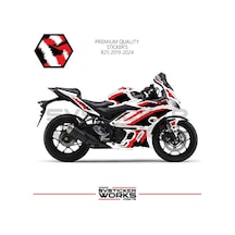 Yamaha R25 Kaplama Sticker Air Brush Motor Kaplama Modeli Hazır Kit 2019 / 2024 Uyumlu Kırmızı