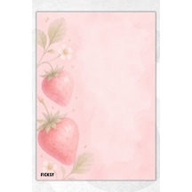 A5 Bloknot Çizgisiz Defter - 50 Yaprak - Memopad - Notepad - Not Defteri - Not Kağıdı - 3709 Çok Renkli