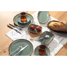 Porland Hypnosis 6 Kişilik Kahvaltı Takımı 30 Parça Yeşil