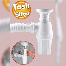 Esli Taslı Koku Önleyicili Körüklü Lavabo Gideri Diğer