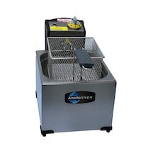 Armeka 3 L 2500 W Tek Hazneli Elektrikli Kapaklı Fritöz
