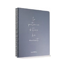 Moments Plastik Kapak 60 Yaprak Spiralli Kareli Defter