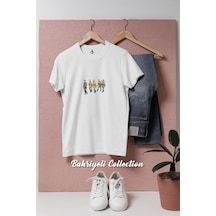 Oversize Russia Second World War Soviet Tasarımlı Unisex T-shirt Beyaz