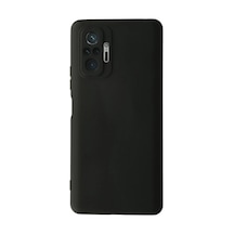 Xiaomi Redmi Note 10 Pro Uyumlu Kılıf Nano İçi Kadife Silikon - Siyah