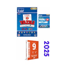 Tonguç Akademi 9. Sınıf Yazılı Notları Ve Yazılı Denemeleri 2. Dönem 1 Ve 2. Yazılı + 9. Sınıf Deneme Sınavı