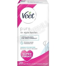 3 Adet Veet Pure Sir Ağda Bandı 20' Li