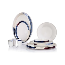 Schafer Adel Motif Yemek Takımı-56 Prç.-Platin
