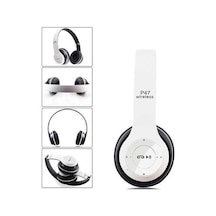 P47 Wireless Bluetooth Kulaklık Beyaz