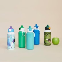 - Pop-up Campus İçecek Şişesi, Su Şişesi, Okul İçin Sızdırmaz Şişe, Tekrar Kullanılabilir, Bpa İçermez Ve Bulaşık Makinesinde Yıkanabilir, 400 Ml, Soğuk Mavi .