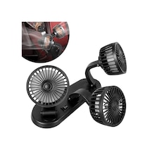 Fan10 Mini Araç Vantilatörü, 12 Volt Dc, Çakmaklık Bağlantılı, Plastik, Araç Numaratörlü 3 Lü Set