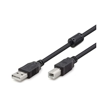 Esnek Usb Printer Kablosu 1.5m Siyah Ofis Kullanımı