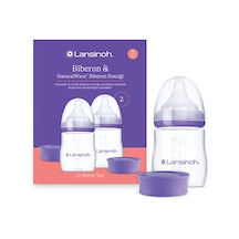 Lansinoh® 2 X 160 ML Biberon ve NaturalWave® Biberon Emziği (1 Ay+)