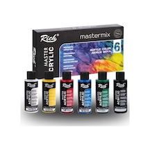 Mastermix Profesyonel Akrilik Boya 60cc 6 Ren Çok Renkli