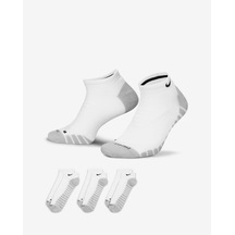Nike Sx6964-100 Everyday Max Destekli No-show Antrenman Çorapları 3 Çift Beyaz