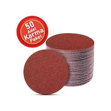 50 Adet Cırt Zımpara Spiral Avuç İçi Taşlama 115 mm Harman Paket