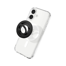 Magsafe Destekli Modeller İle Uyumlu Telefon Tutucu Halka Nano Pop Mag Fit Stand Özellikli Siyah - Amp09029 Spigen Tr
