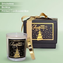 Charm Lab Candle Yılbaşı Hediyesi, Yılbaşı Çam Ağacı, Ahşap Ve Baharatlı Sandal Kokulu, Doğal Bio Balmum, 135 G Kokulu Mum, 40 Saat Yanma Süresi, Lüks Kutulu, Kadın Ve Erkek İçin Şık Yılbaşı Hediye 50 x 22