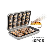 Shineyee Leo A6 Model 40 Adet Büyük Böcek Taklidi Uç Oltu İğneleri - Dayanıklı Malzeme İle Akvaryum Ve Tuzlu Su Balıkçılığı İçin