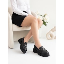 Nesilshoes Nesil Shoes Ermod 220 Siyah Makosen Kadın Ayakkabı