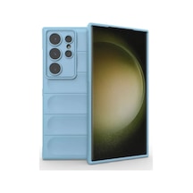 Samsung Galaxy S24 Ultra Kılıf Optimum Silikon - Sky Blue