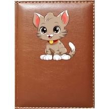 Promosyon Denizi Sevimli Kedi 4 Görselli Taba Ruhsat Kabı