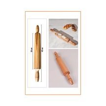 Orta Boy Hamur Merdanesi 42 Cm Ahşap