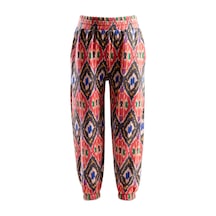 Lovetti Kız Çocuk Kilim Desen Alt Eşofman 7889 Çok Renkli