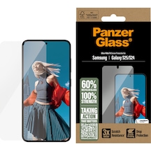 Panzerglass Samsung Galaxy Uyumlu S25 S24 Ultra-wide Fit Tam Koruma Çerçeve Aparatlı Ekran Koruyucu