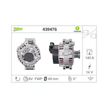 Bmw 318i E90 Sarj Dinamosu 2006-2007 N46b20b Valeo 439476