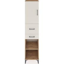 Hyperion Dolap 4 Raflı 2 Çekmeceli Tek Kapaklı 44x44x195 Çam-aytaşı Atlas Çam