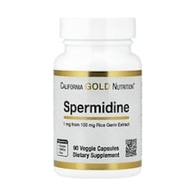 Takviye California Gold Nutrition, Spermidine, Rice Germ Extract, 90 Veggie Capsules 1 Mg Per Capsule