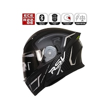 Fr-965 Durcan Grey Motosiklet Kaskı Çene Açılır Güneş Vizörlü Motorcu Kask Çok Renkli