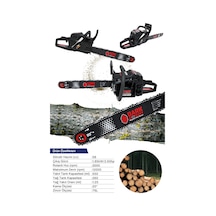 Hr-5800a Dark Night Benzinli Testere Hızar Motoru Ağaç Dal Budama 45.2cc 2.6hp