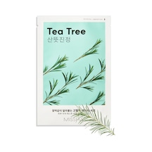 Missha Çay Ağacı Yağı İçerikli Sivilce Karşıtı Yaprak Maske 1 Adet Airy Fit Sheet Mask Tea Tree