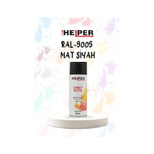 Helper Ral 9005 Mat Siyah Akrilik Sprey Boya 400 Ml