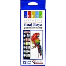 Südor Guaj Boya Tüp 12Li Çok Renkli