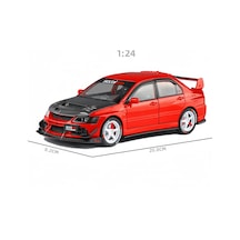 Mitsubishi Lancer Evolution Kırmızı 1/24 Araba Diecast Model