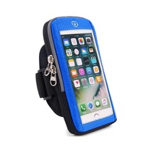 Sones Yıpınu Ya19 Açık Spor Fitness Su Geçirmez Dokunmatik Ekran Cep Telefonu Kol Çantası Mavi