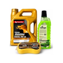 Petrol Ofisi Maxima Diesel 5W-40 3.2 L + Oto Şampuan 1000 ML + Yıkama Süngeri