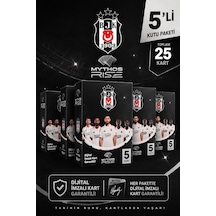 Mythos Rise Beşiktaş Futbolcu Kartları 5'li Kutu Paketi 25 Kart Dijital İmzalı Kart Garantili