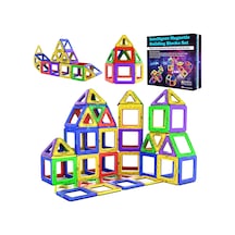 Desire Deluxe Manyetik Blok Seti Stem & Montessori Eğitim Seti Okul Öncesi Ve İlkokul Çocukları İçin Sınırsız Yaratıcılık Bpa İçermez 3+ Yaş 40 Parça
