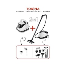 Torima Jjb-747 Koltuk Ve Halı Yıkama Makinesi + Cb-08c Çok Fonksiyonlu Buharlı Temizleyici