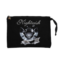 Nightwish Dark Passion Play Siyah Clutch Cüzdan / El Çantası Siyah