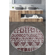 Straordinario Bej Çap Banyo Halısı Djt 80x80 cm