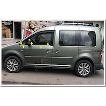 Markadan Vw Caddy Krom Cam Çıtası 2004-2014 4 Parça Paslanmaz   Çel