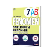 Fenomen Okul 2025 7. Sınıf Din Kültürü A-b Serisi Konu Özetli Soru Bankası